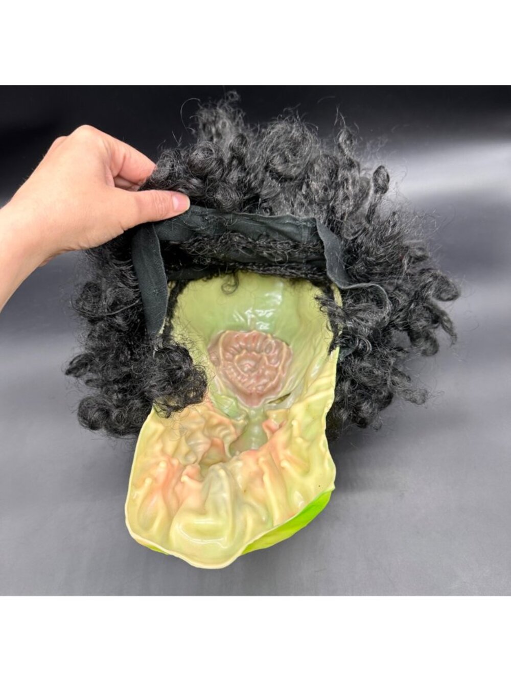Vintage Fun World Zombie Halloween Mask Taiwan Horror Prop Costume Monster Brain - Picture 6 of 8